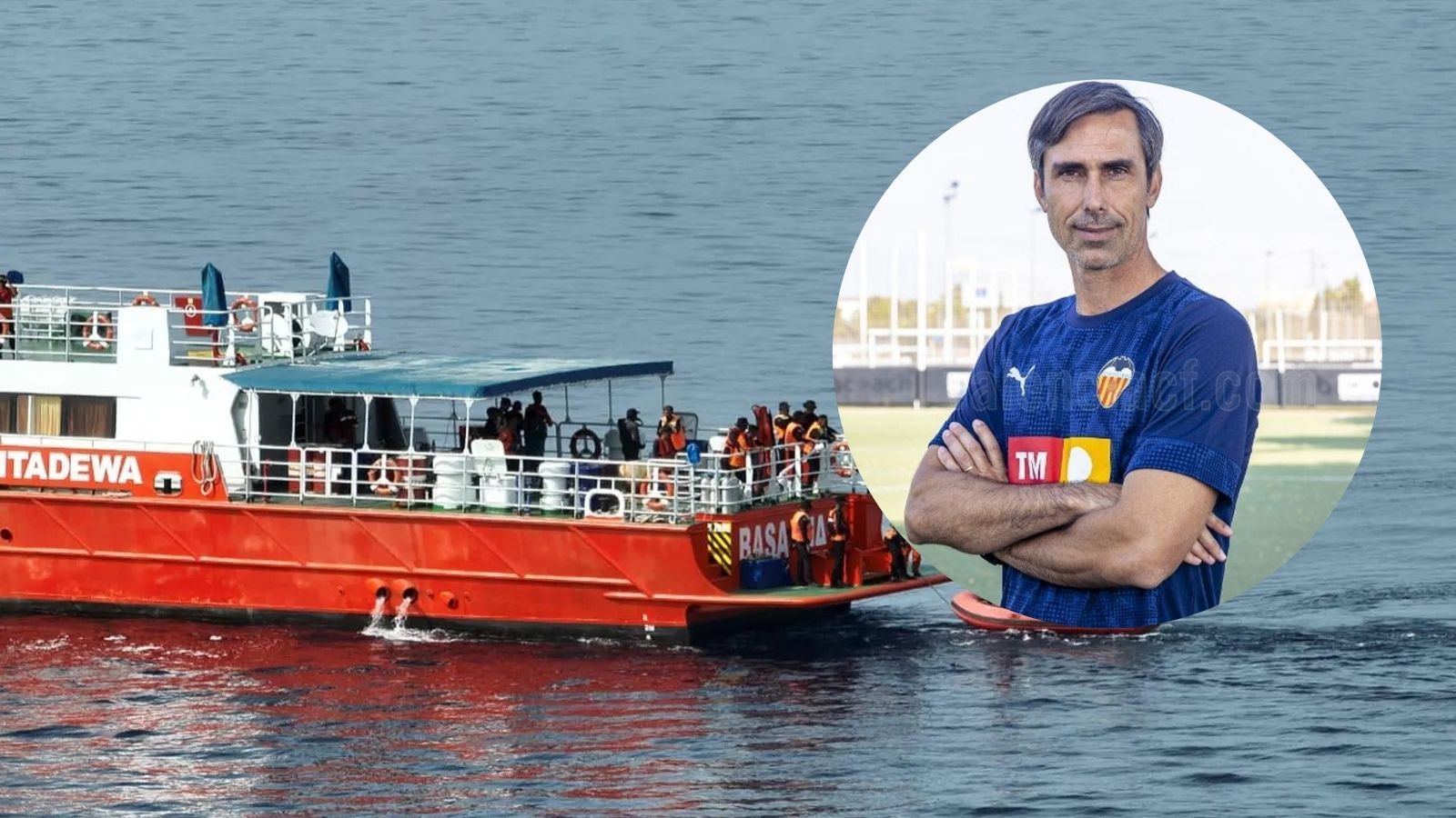 Equips de recerca i Fernando Martín, valencià mort en el naufragi