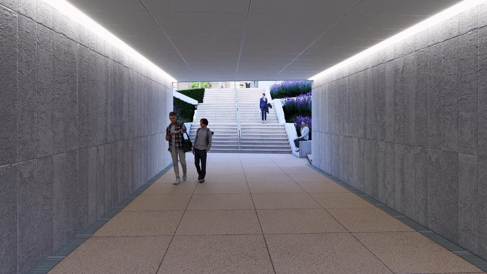 Simulació del futur túnel que planteja Adif