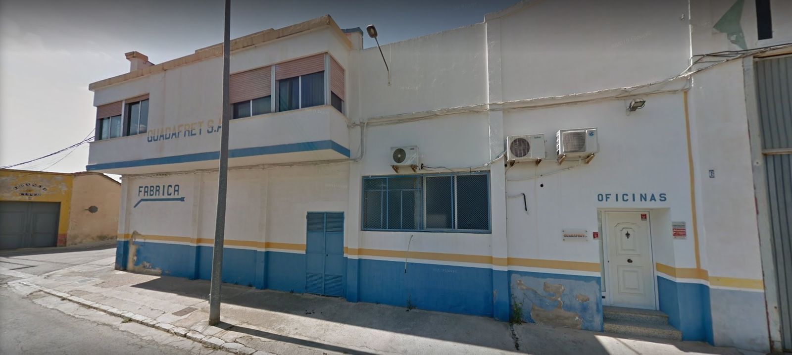 Fàbrica de gel on ha tingut lloc la fuita del producte químic