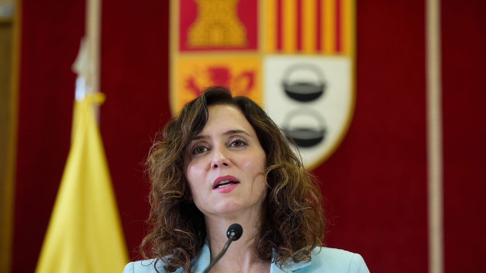 La presidenta de la Comunitat de Madrid, Isabel Díaz Ayuso