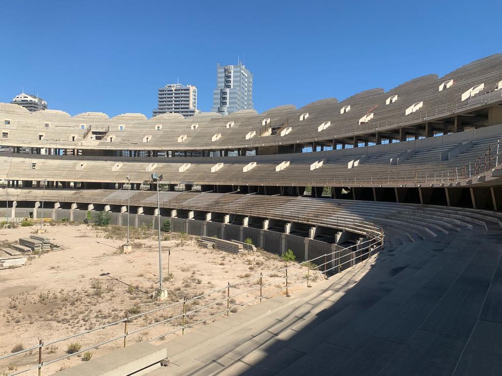 Imatge de dins del nou Mestalla