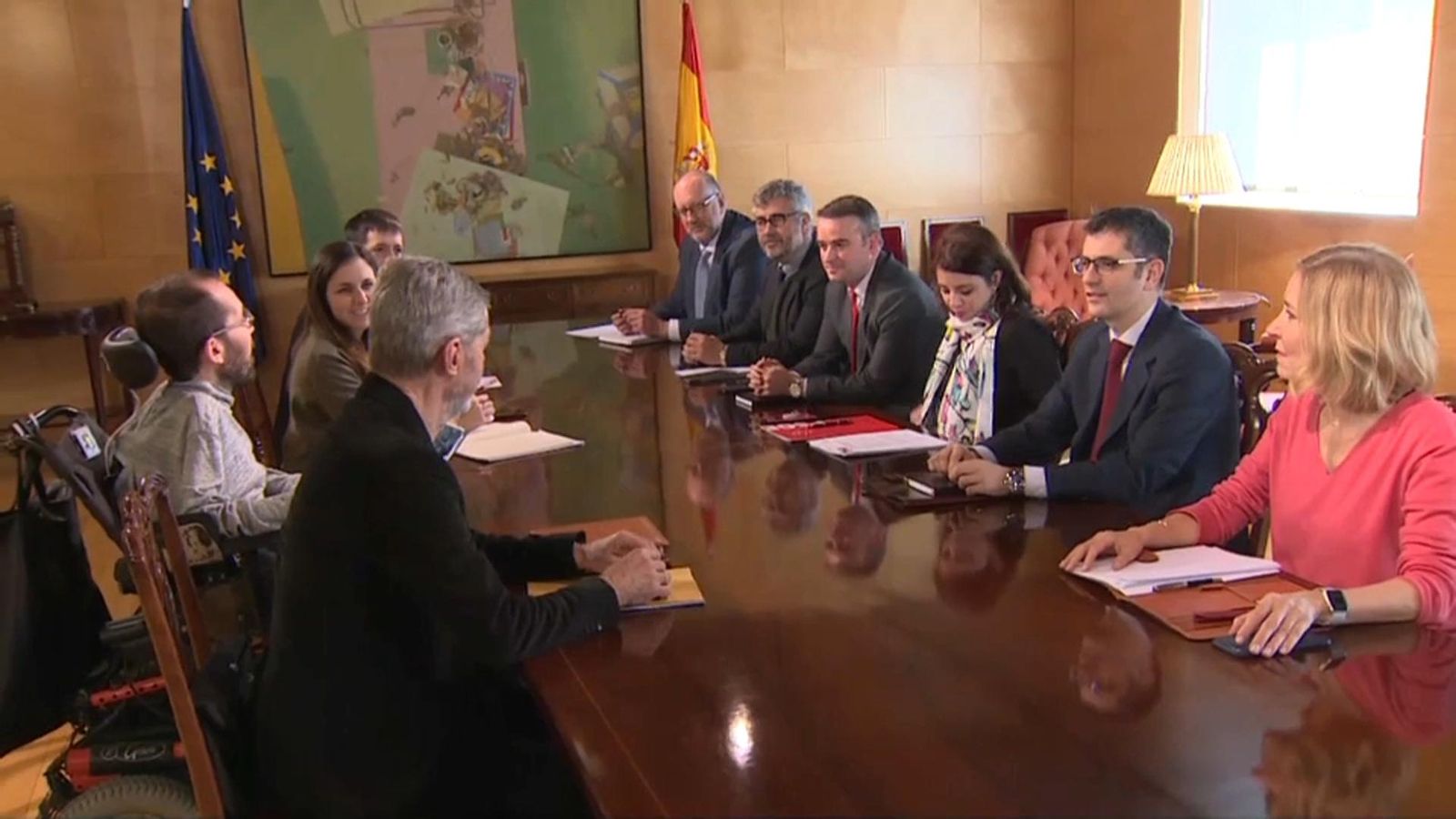 Primera reunió de la taula de seguiment del pacte de govern