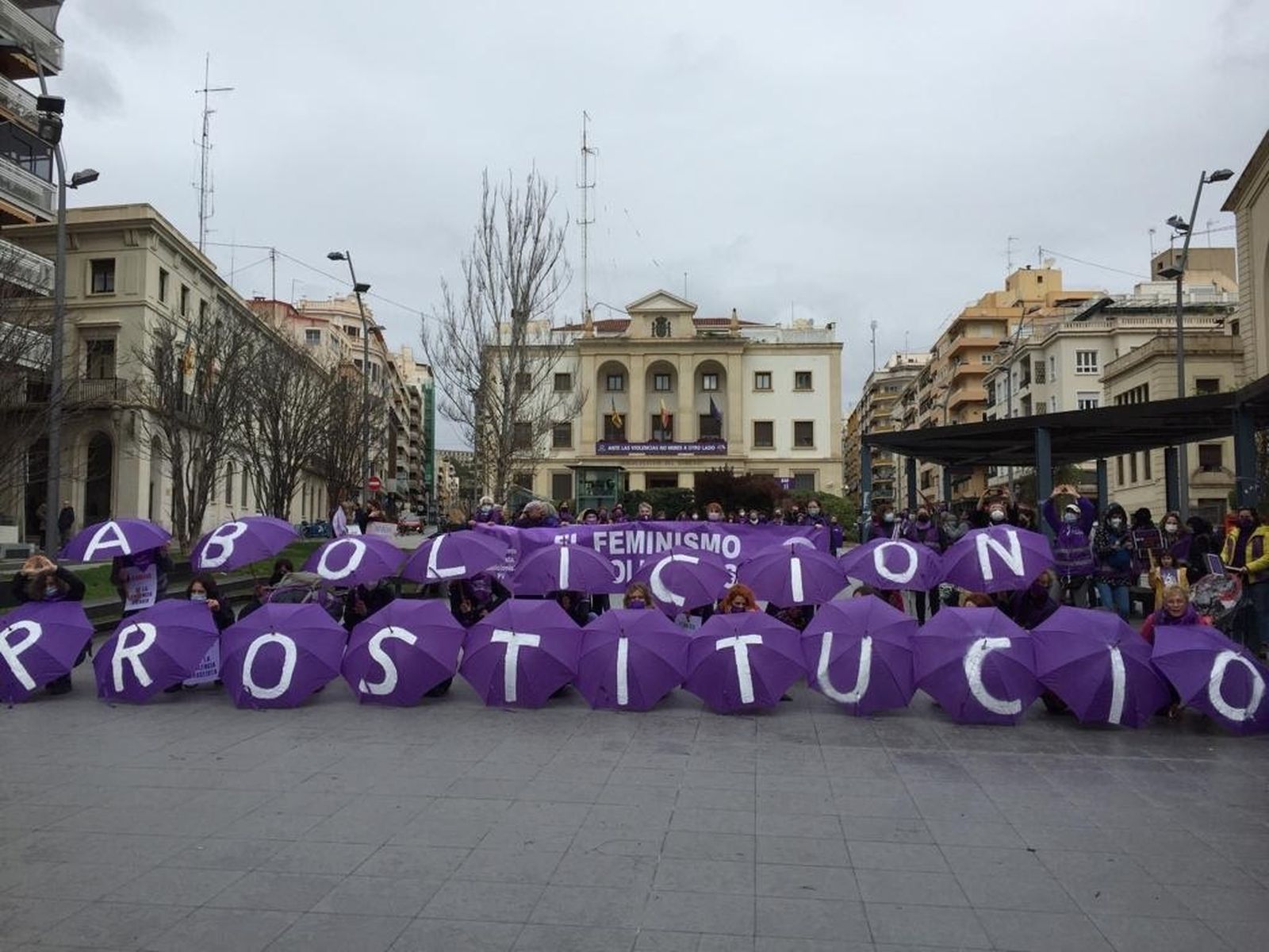 Mobilització feminista per l'abolició de la prostitució