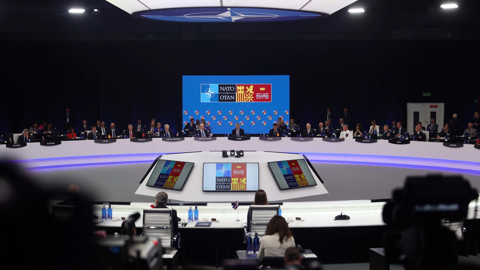 Vista general de la cimera de l'OTAN