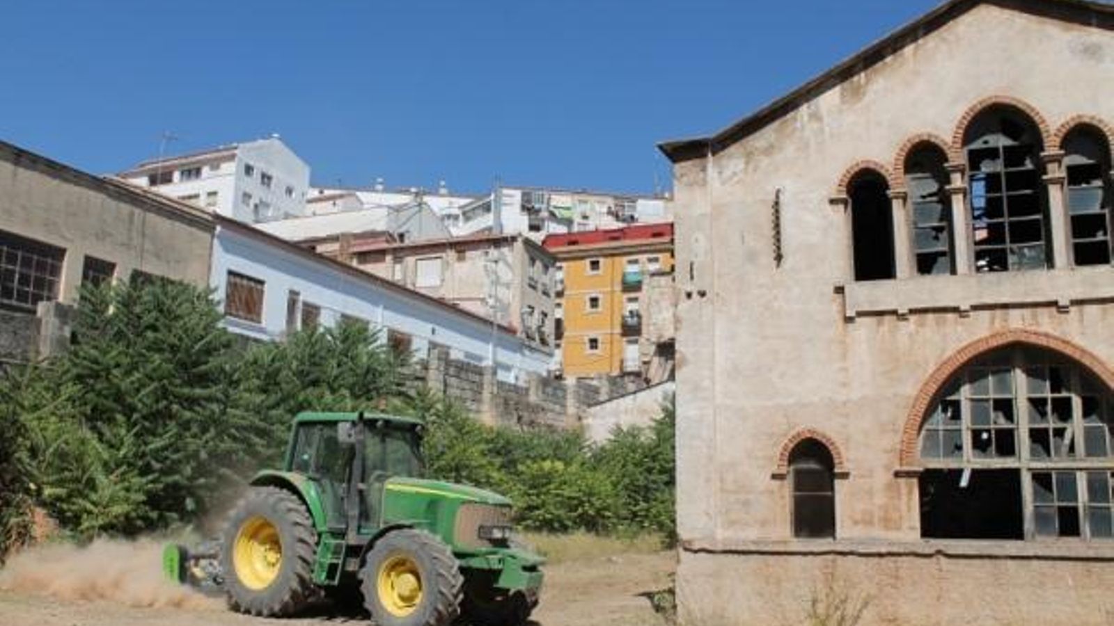 Una de les naus de la Fundició Germans Rodes d'Alcoy, on s'ha fet la troballa