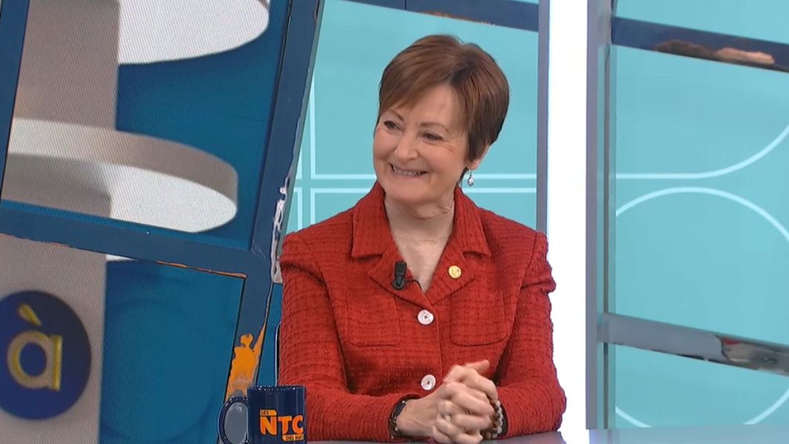 La rectora de la Universitat de València, Mavi Mestre, este dimecres en una entrevista a 'Les notícies del matí'