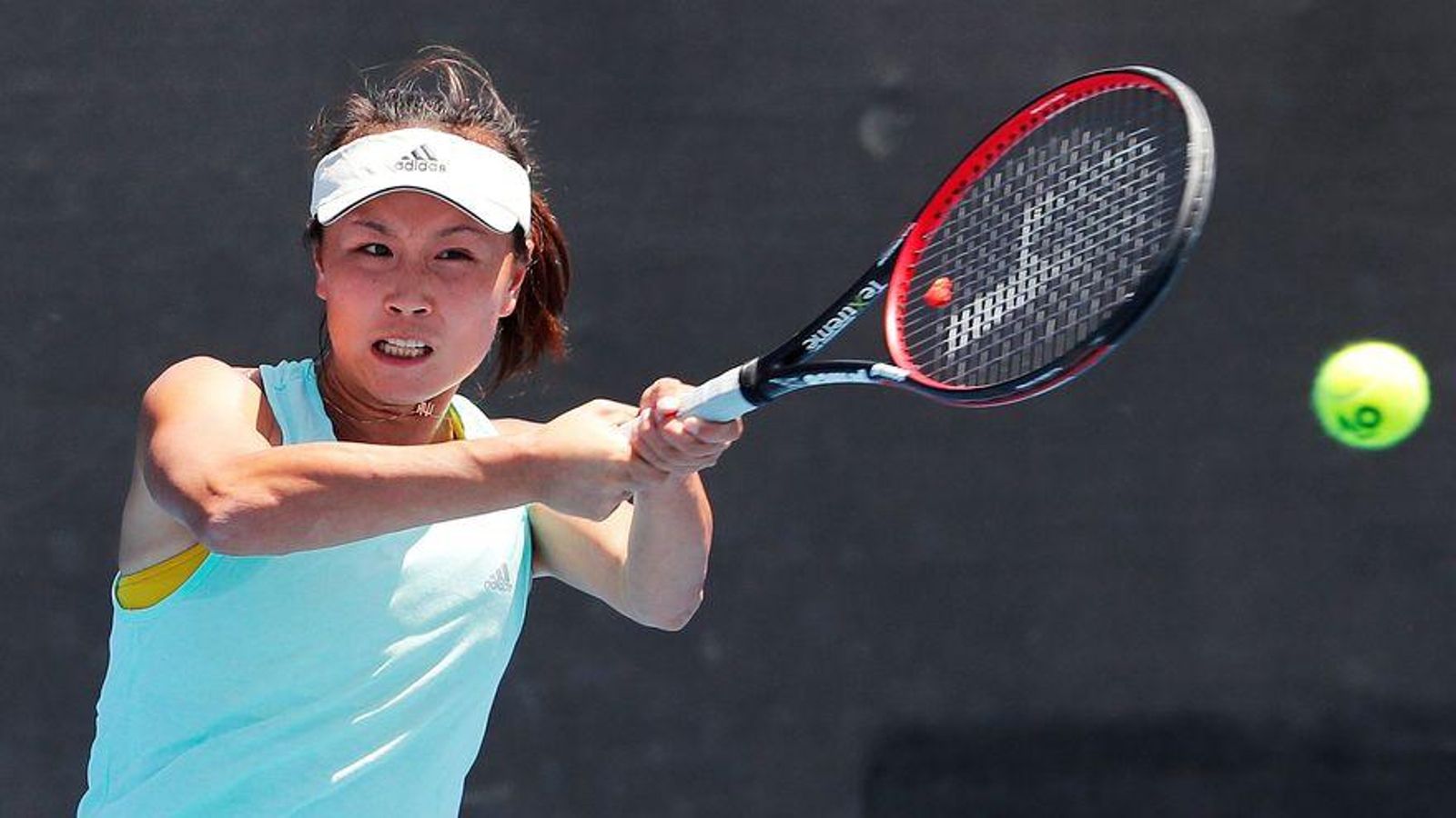 Peng Shuai en un partit de l'Obert d'Austràlia el 2019 / Reuters