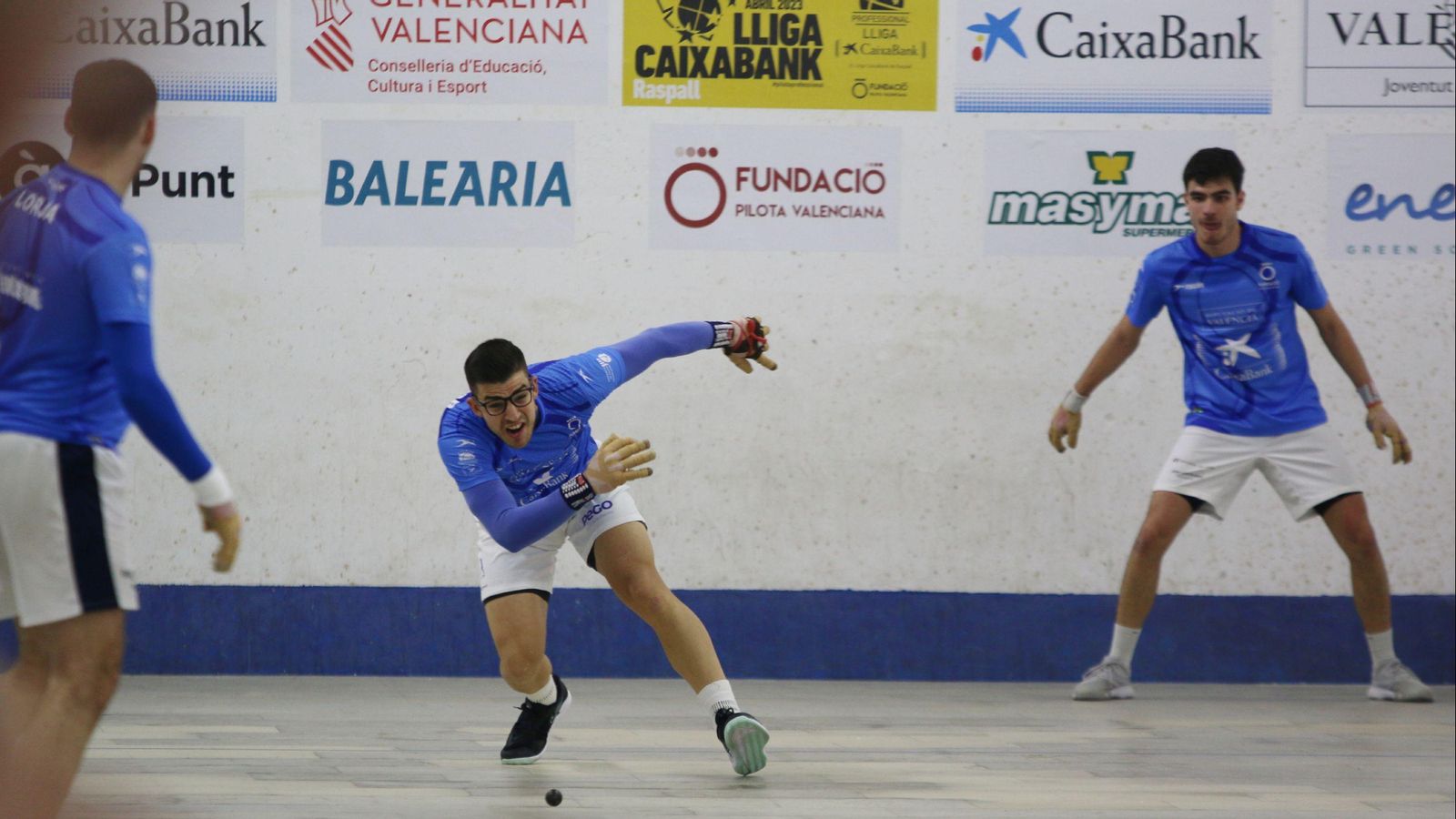 Vercher, Lorja i Néstor, durant una partida