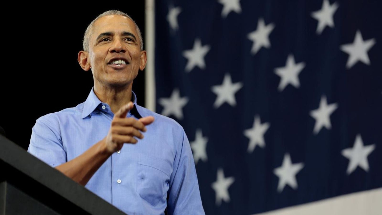 L’expresident dels Estats Units, Barack Obama, en una imatge recent en un míting a Milwaukee
