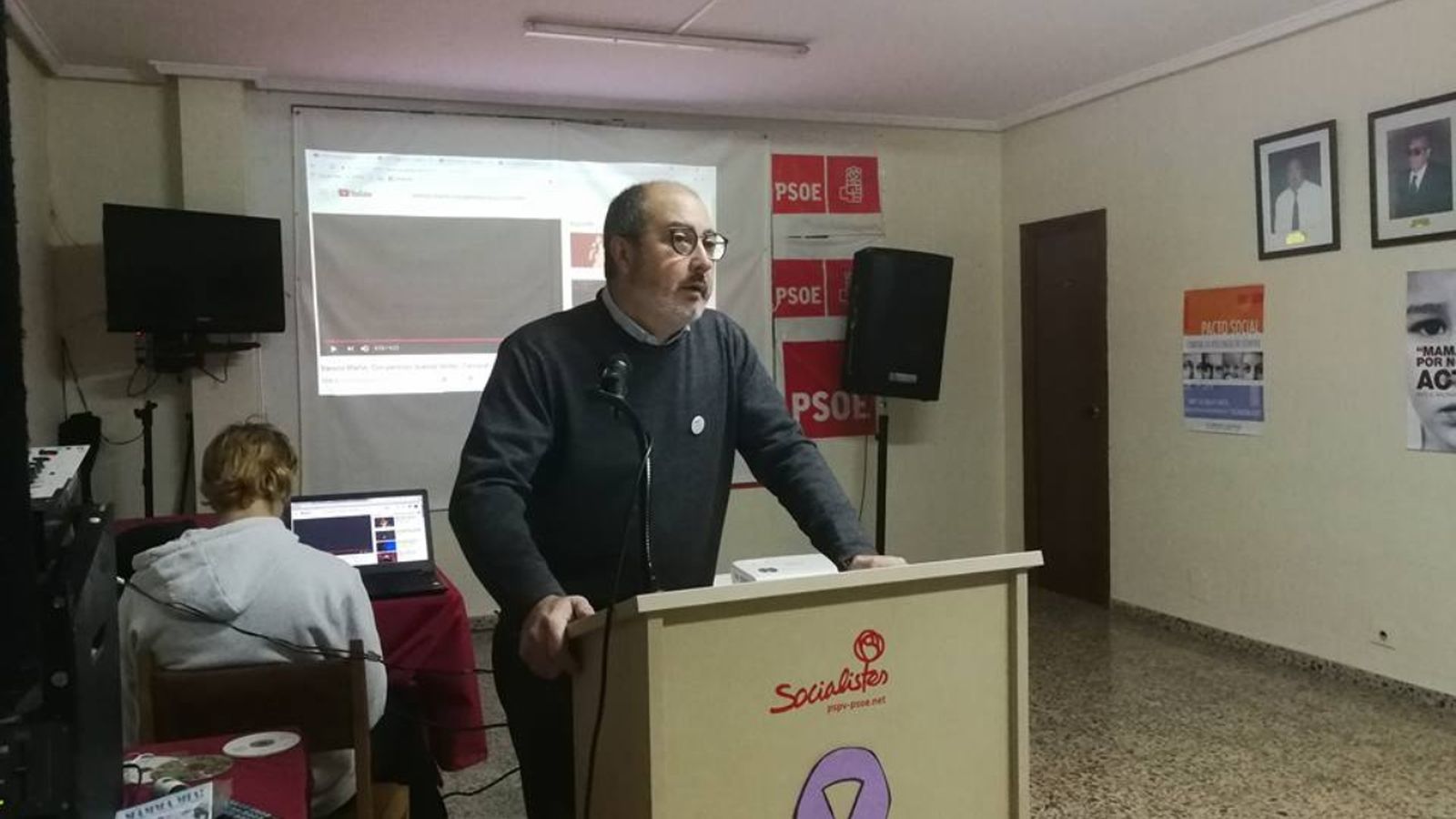 El portaveu socialista Miguel Lopez Arenas.