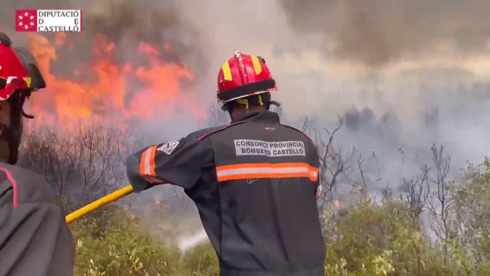 Imatge d'una agent del Consorci Provincial de Bombers de Castelló