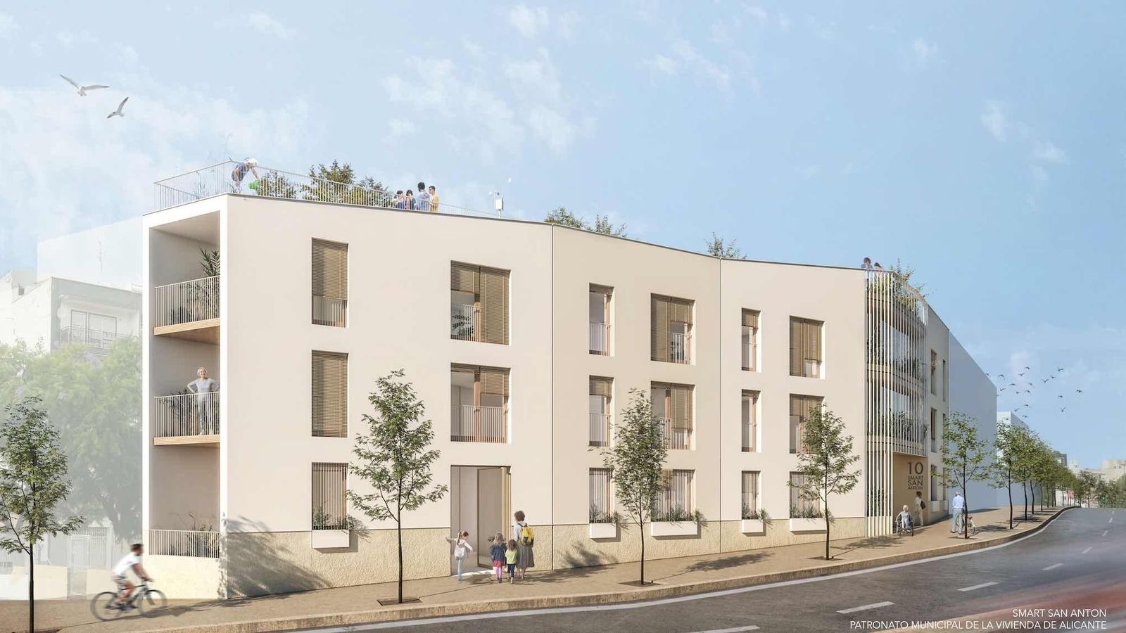 Imatge dels 14 habitatges socials per a joves