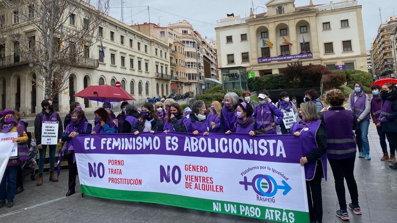 Manifestació abolicionista a Alacant