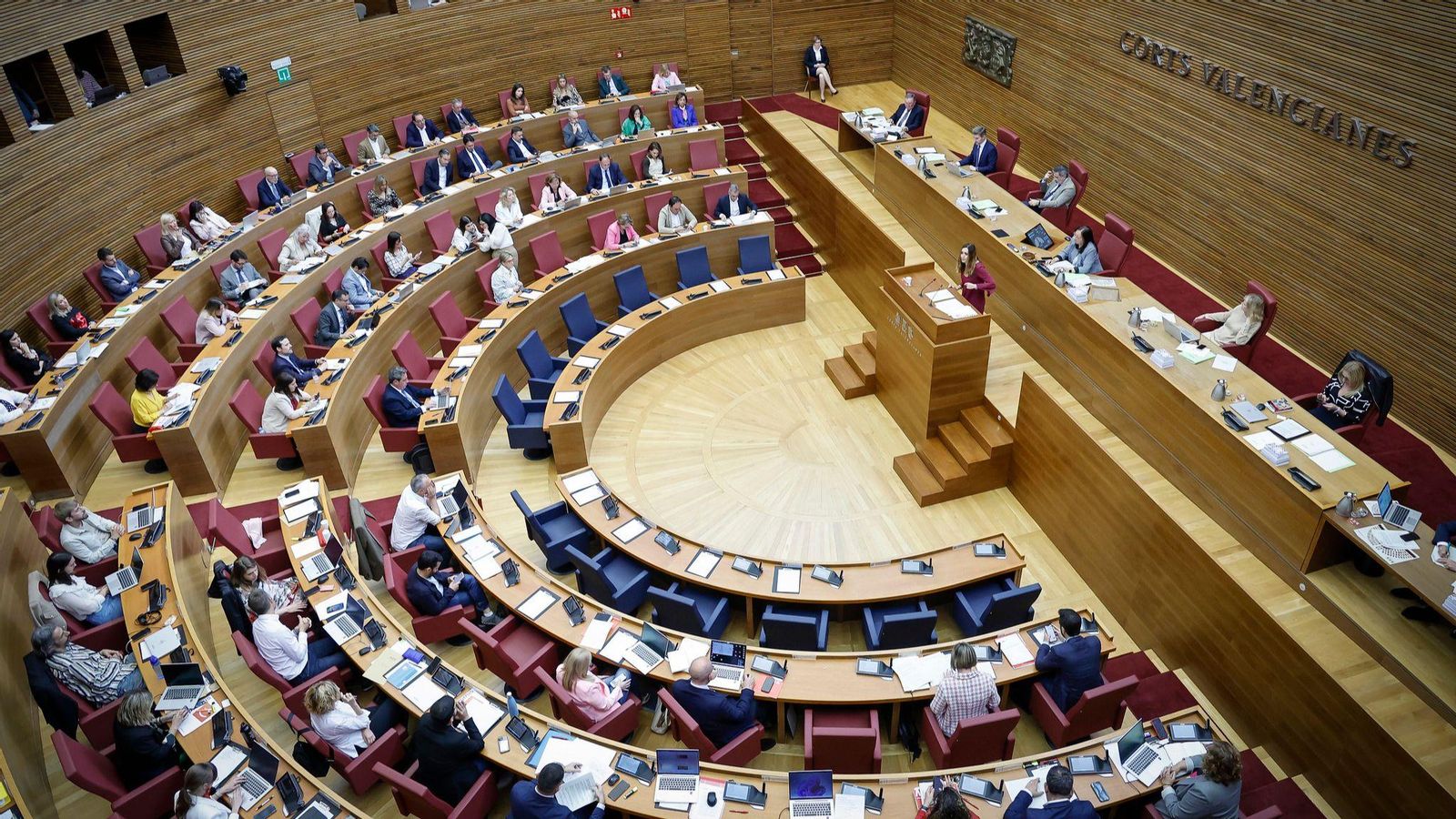 Imatge d'arxiu del ple de les Corts d'aquest dimecres
