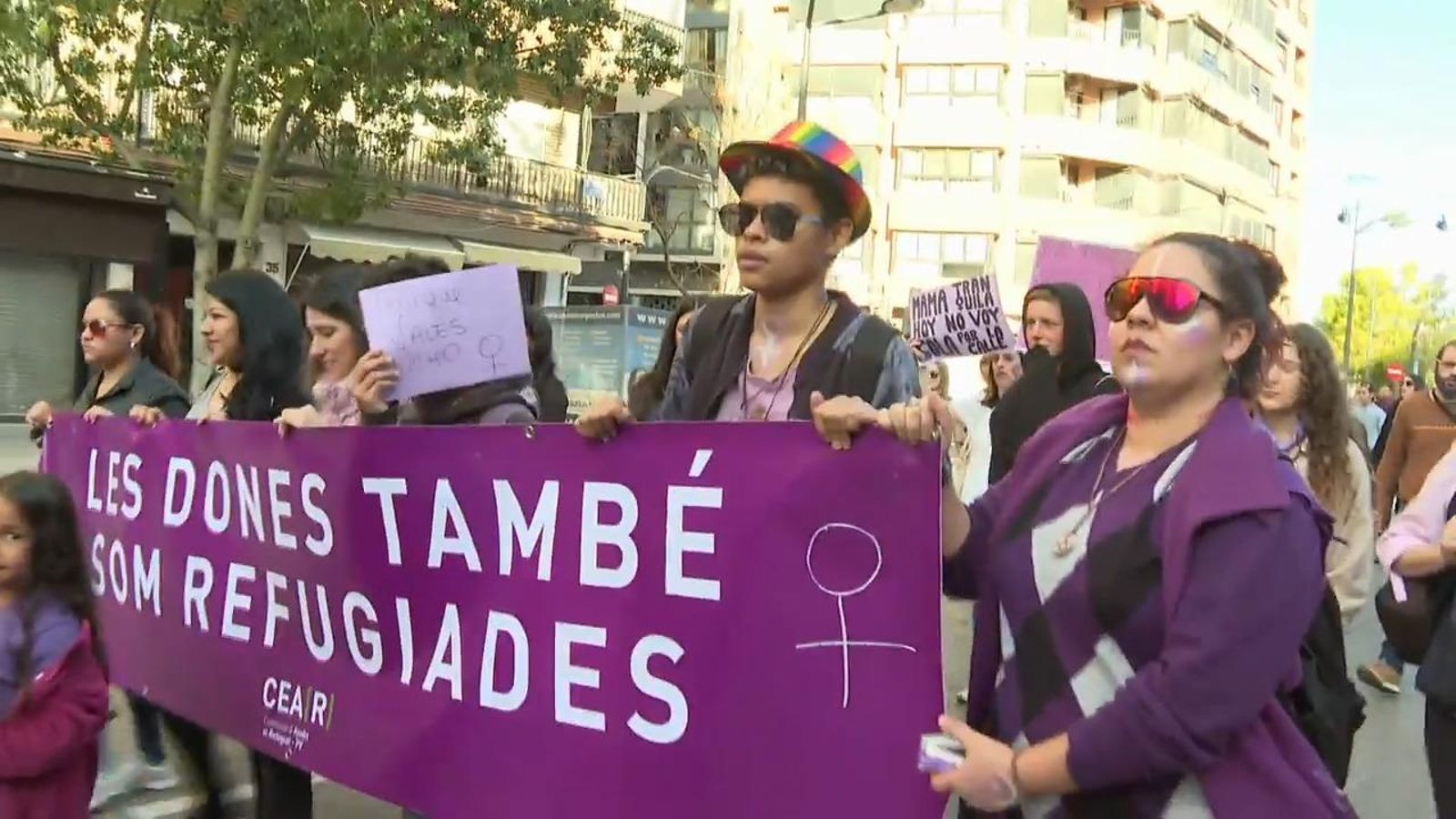 VÍDEO | Reivindicacions socials en el 8M