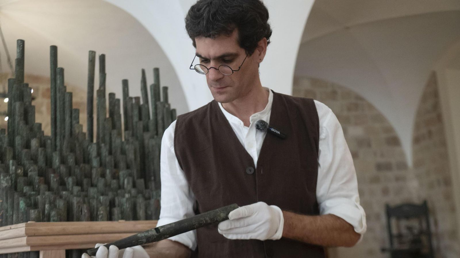 El musicòleg valencià David Catalunya toca per primera vegada l'orgue mil·lenari en públic
