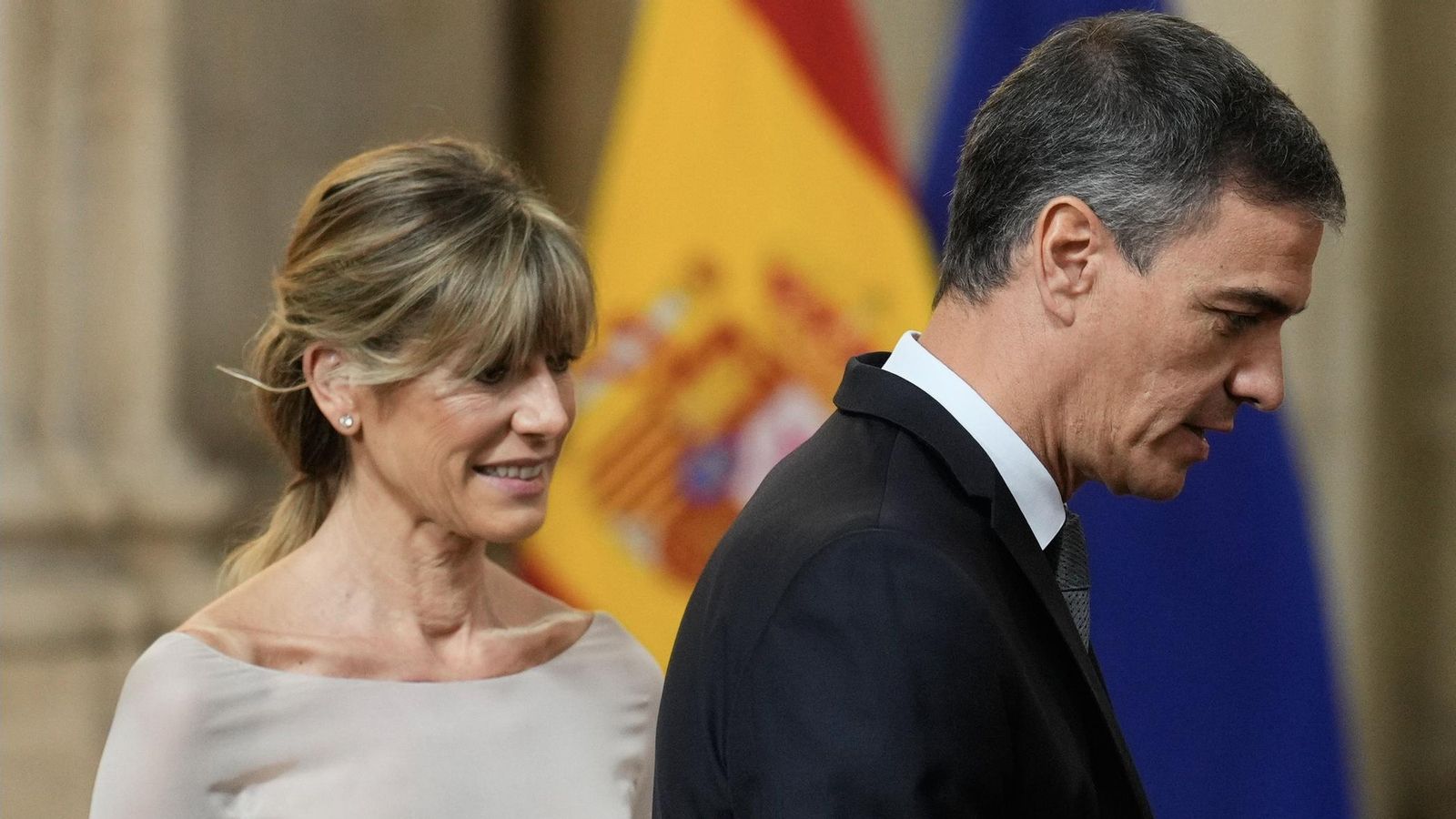 Begoña Gomez i Pedro Sánchez en una imatge d'arxiu
