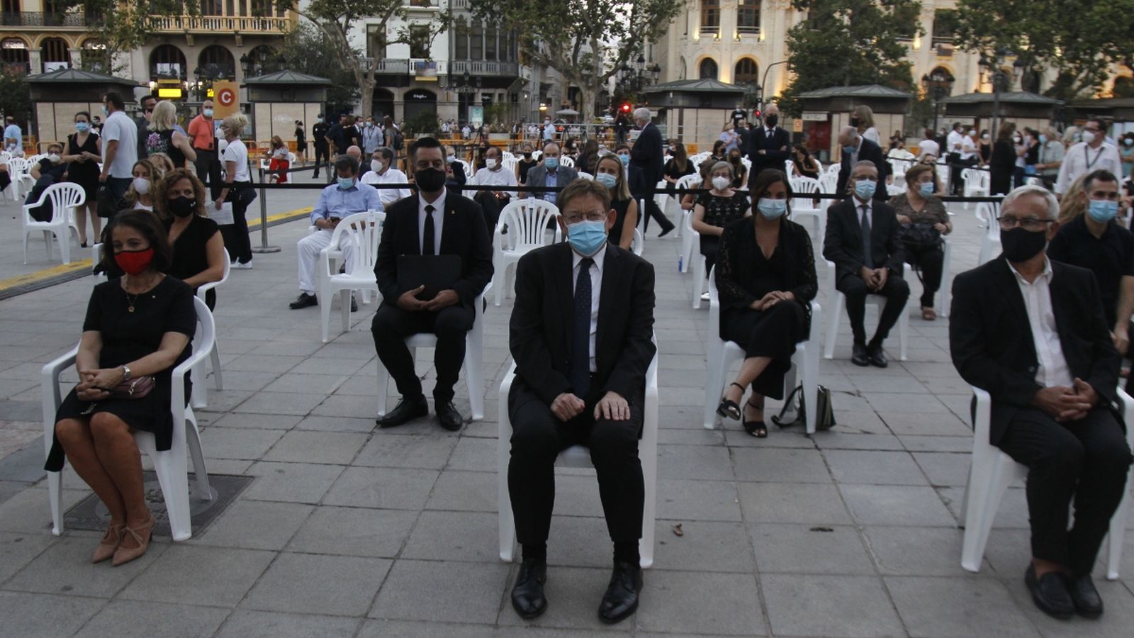 Acte en record de les víctimes organitzat per l'Ajuntament de València