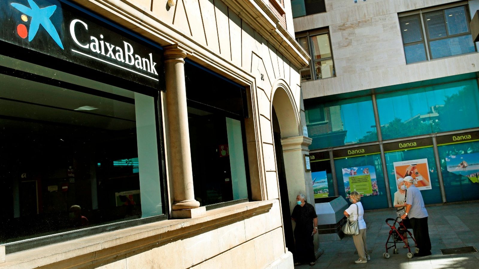 Oficines de Bankia i CaixaBank