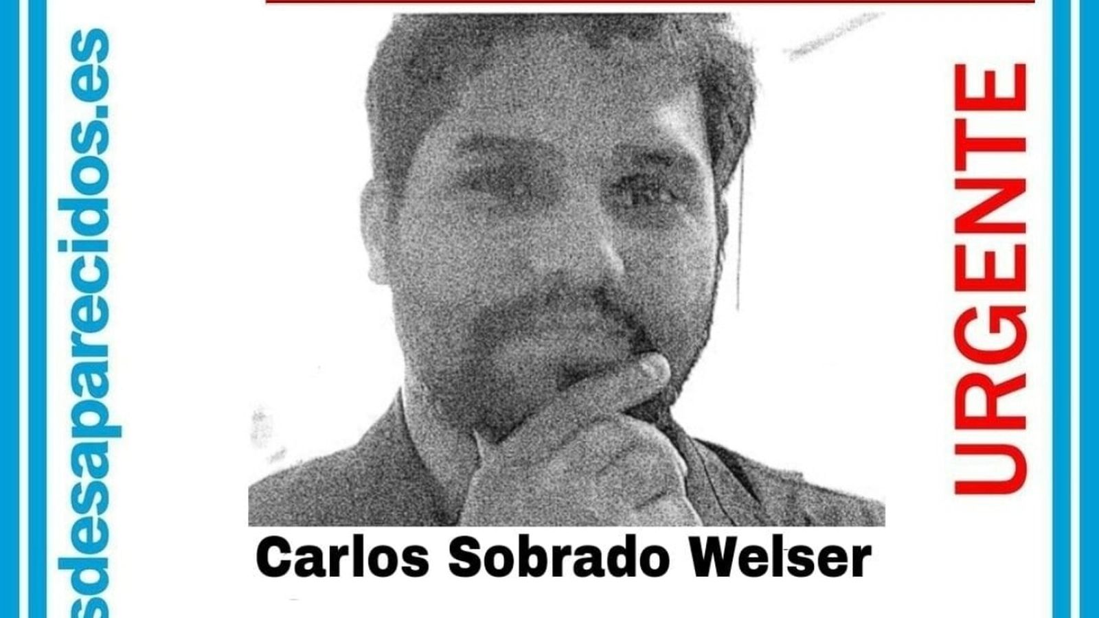 Cartell que han difós per a recabar la col·laboració ciutadana i localitzar el xic