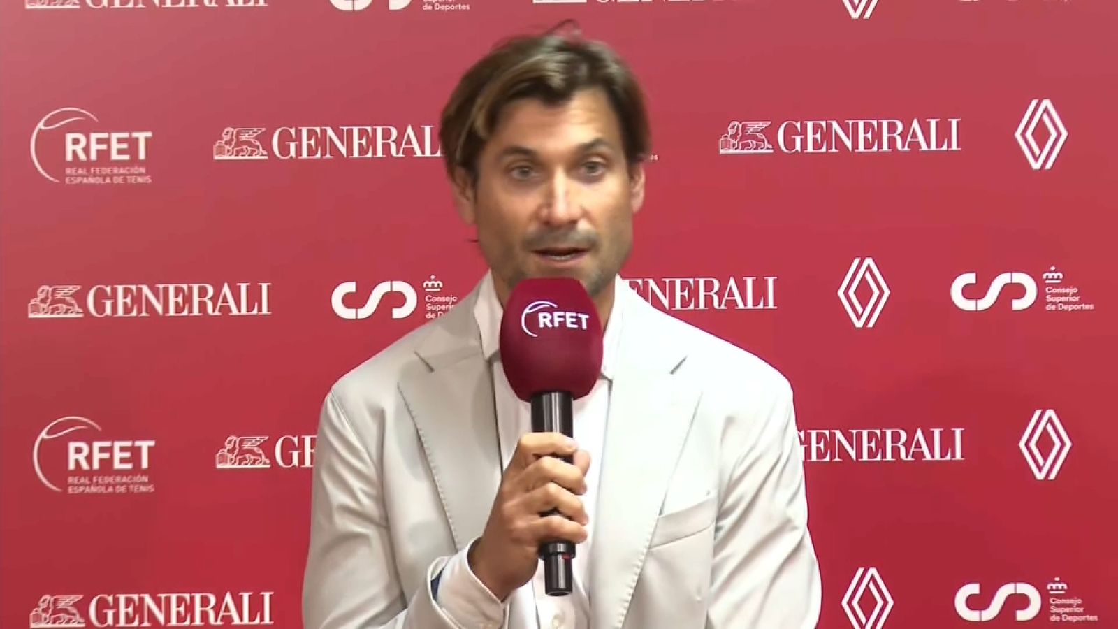 El capità de la Copa Davis, David Ferrer