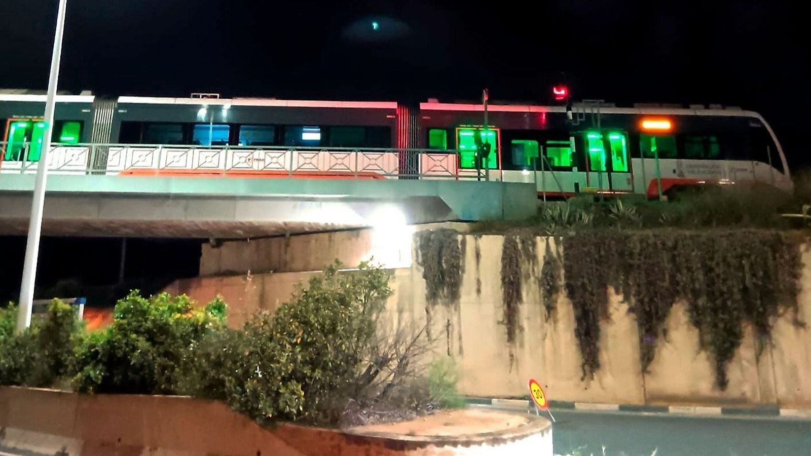 El tramvia no circula des d'este divendres entre Benissa i Teulada per les obres del viaducte de la CV-740