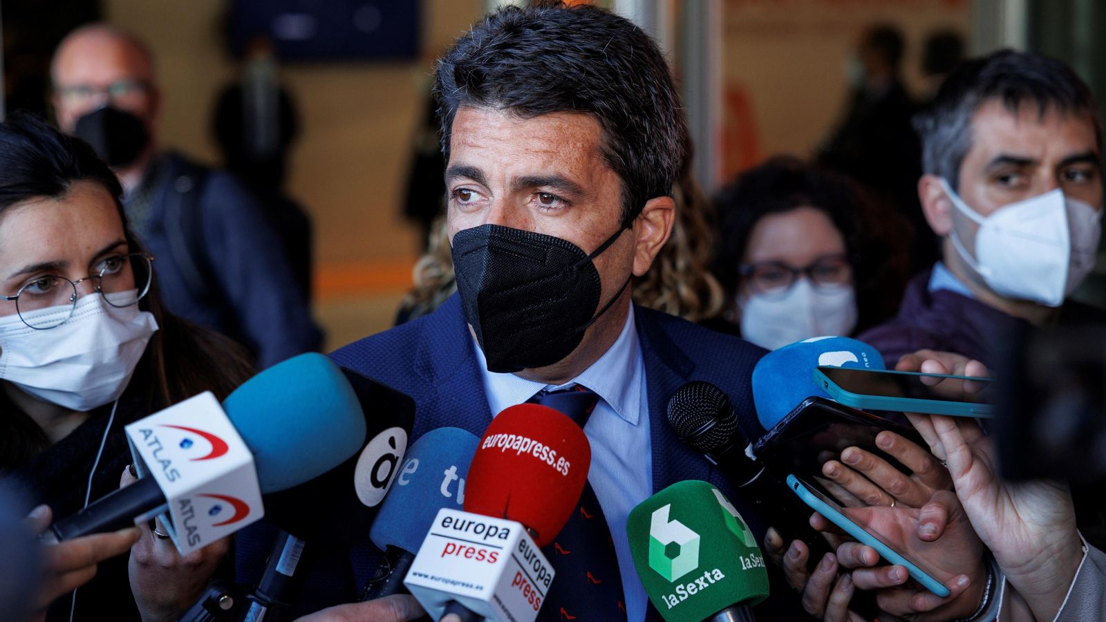 El líder del PP valencià, Carlos Mazón