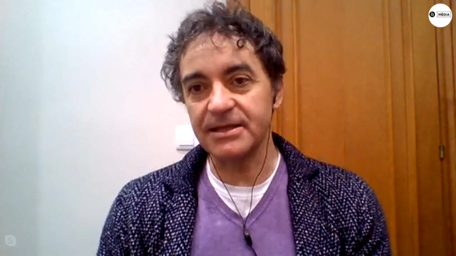 El secretari autonòmic de Turisme, Francesc Colomer, en la entrevista per Skype en Les Notícies del Matí