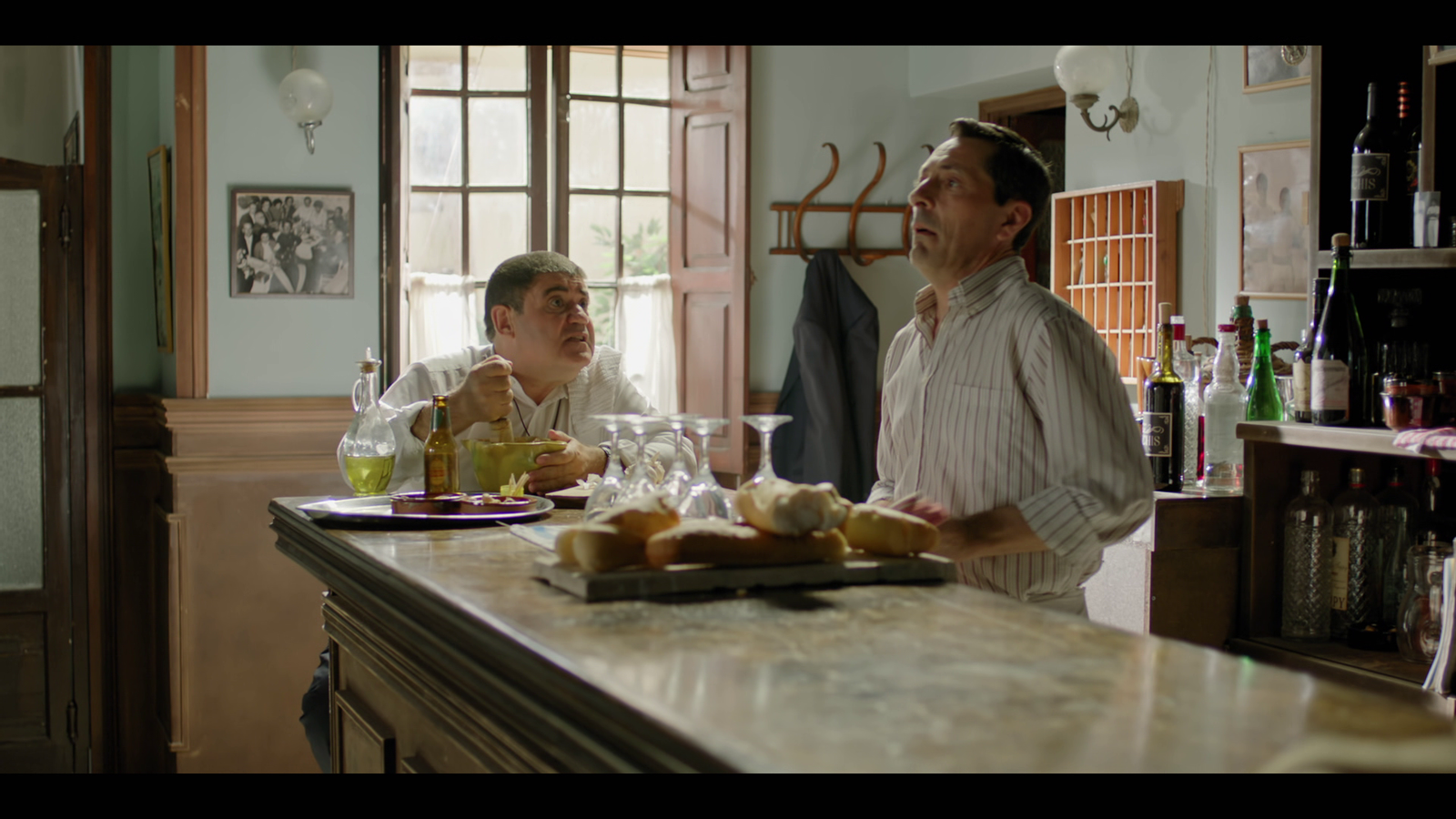 Tonet i Sento al bar de L'Alqueria Blanca