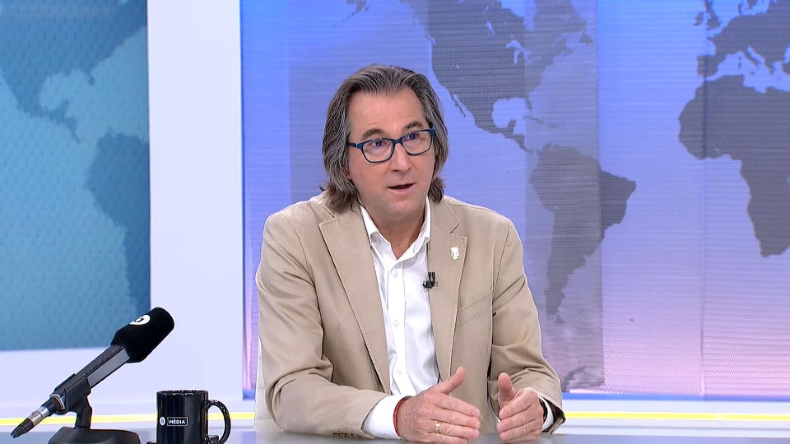 José Vicente Anaya, un dels dos aspirants a la direcció regional del partit, en l'entrevista en 'Les notícies del matí'