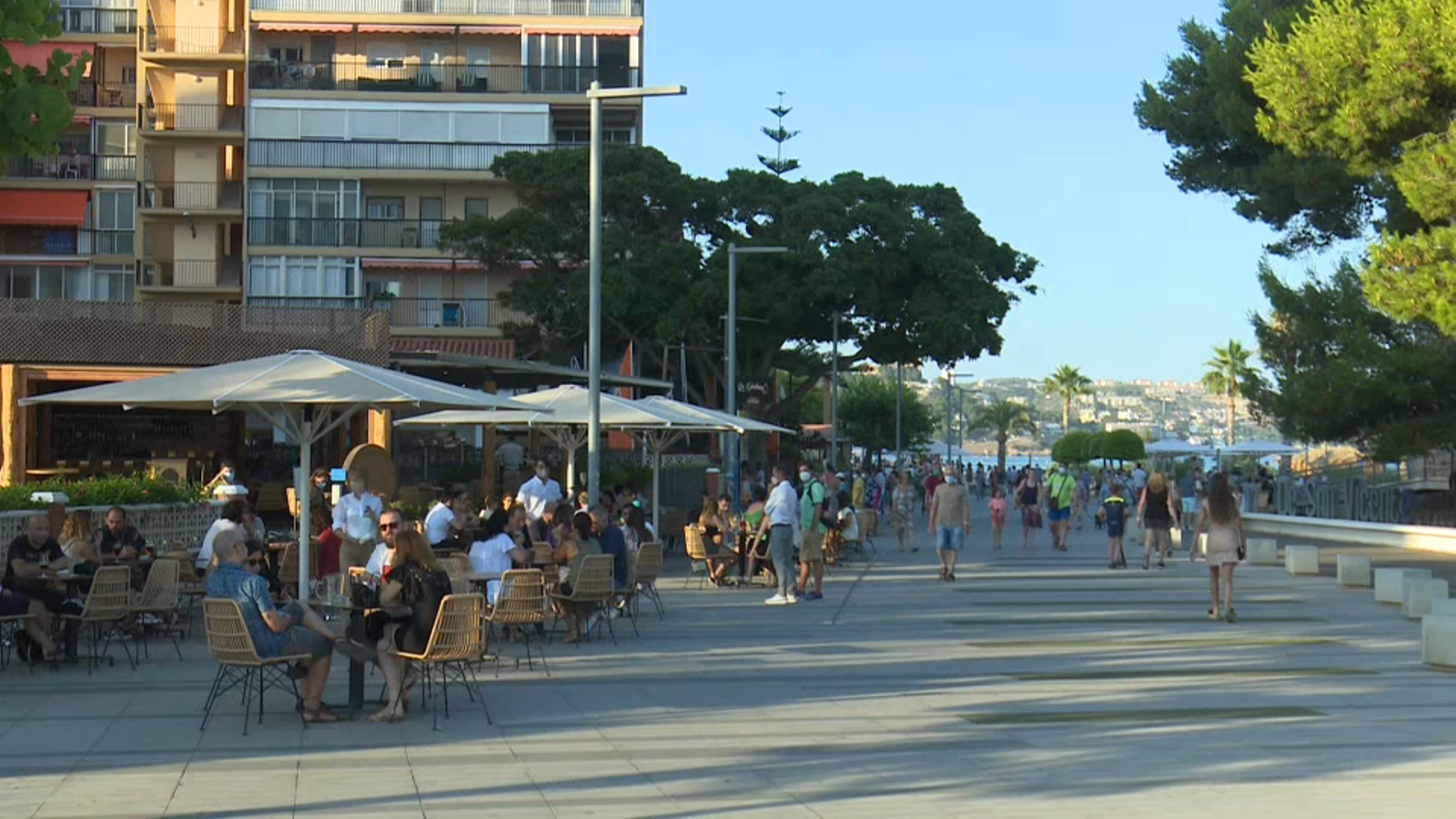 Imatge del passeig marítim de Benicàssim