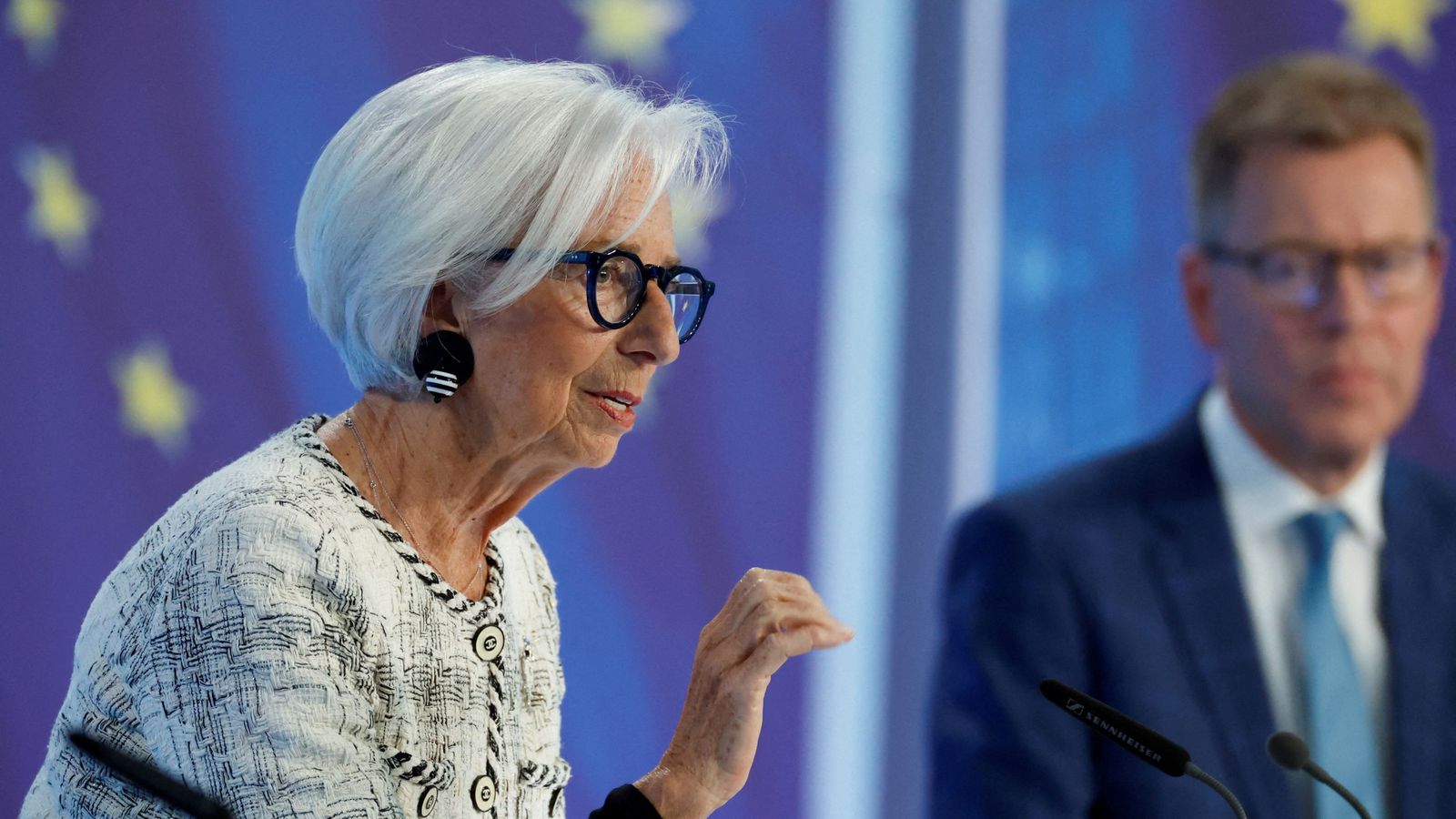 Lagarde, este dijous en la reunió del consell de govern del BCE a Frankfurt