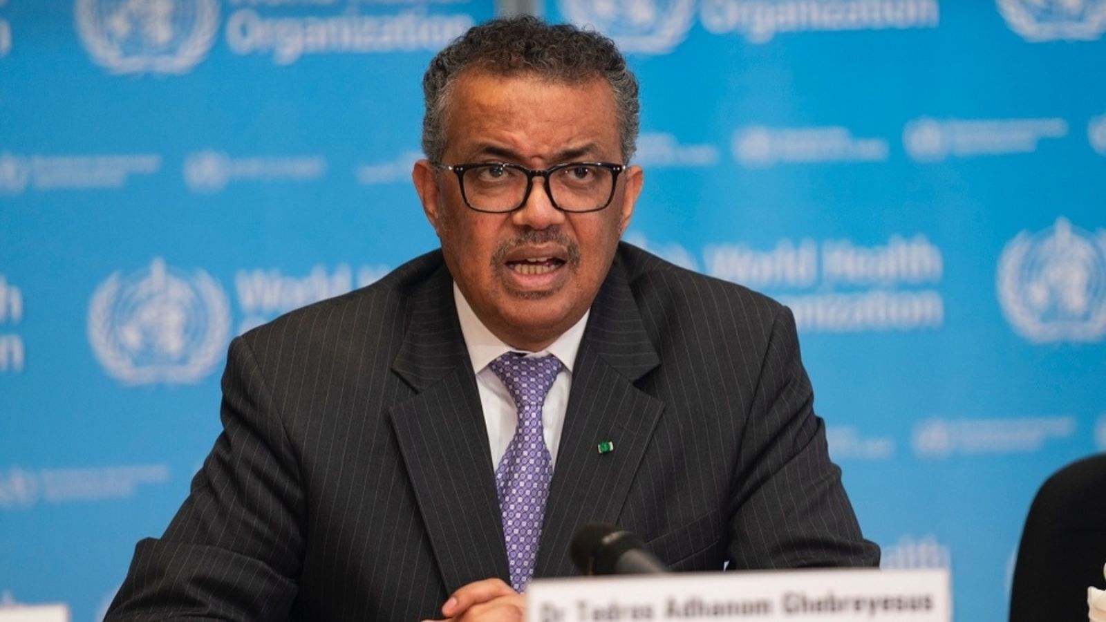 El director general de l'OMS, Tedros Adhanom Ghebreyesus, aquest dimecres