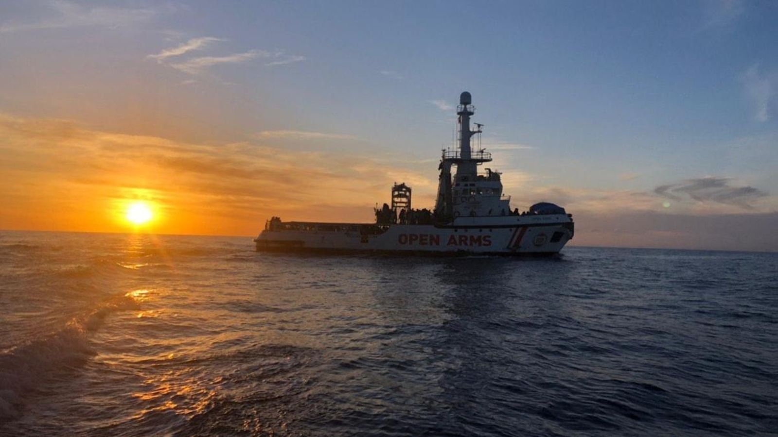 El vaixell de l'ONG Open Arms
