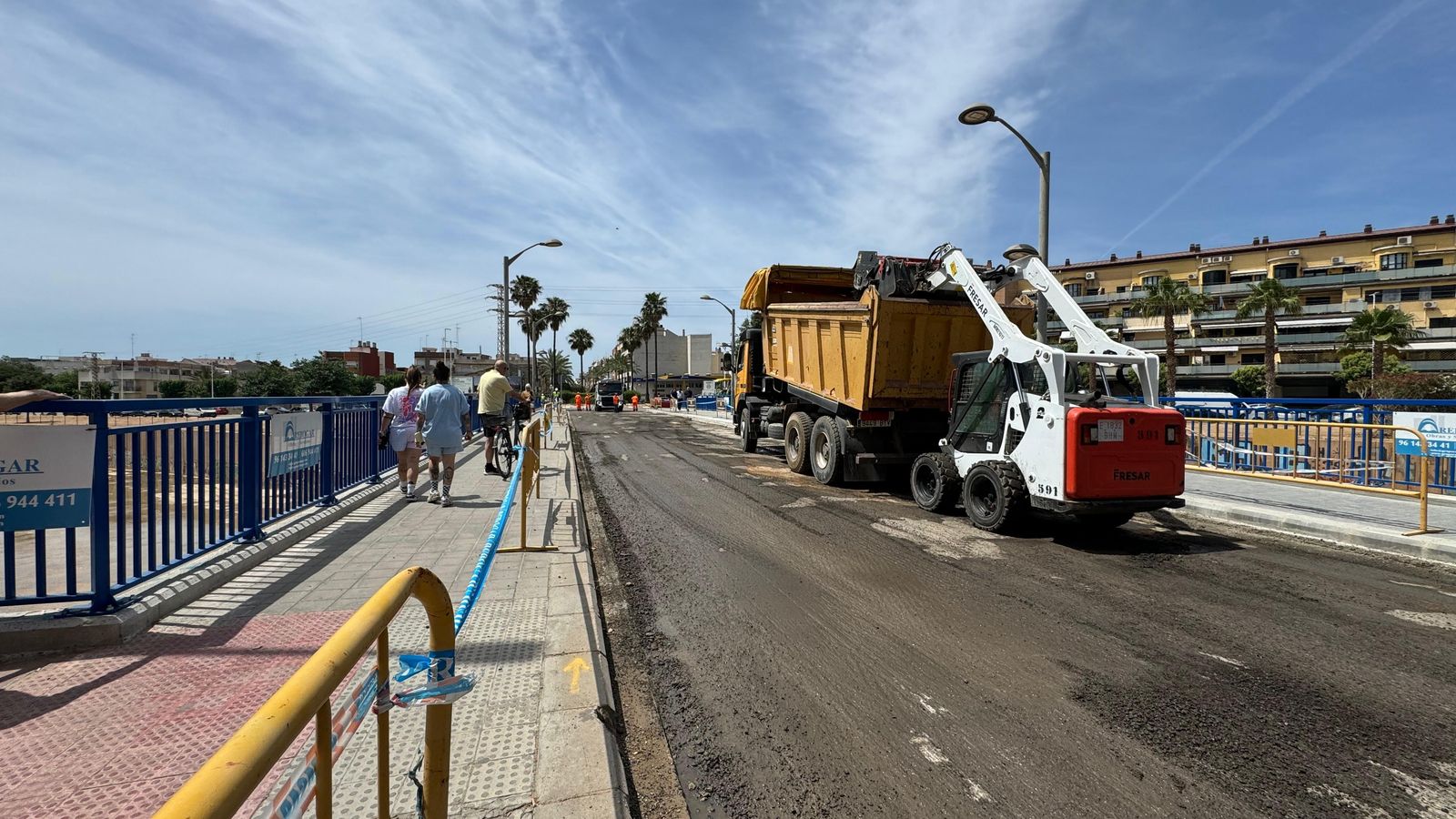 Els treballs de reconstrucció s'han desenvolupat durant quatre mesos després d'assumir les competències dels municipis