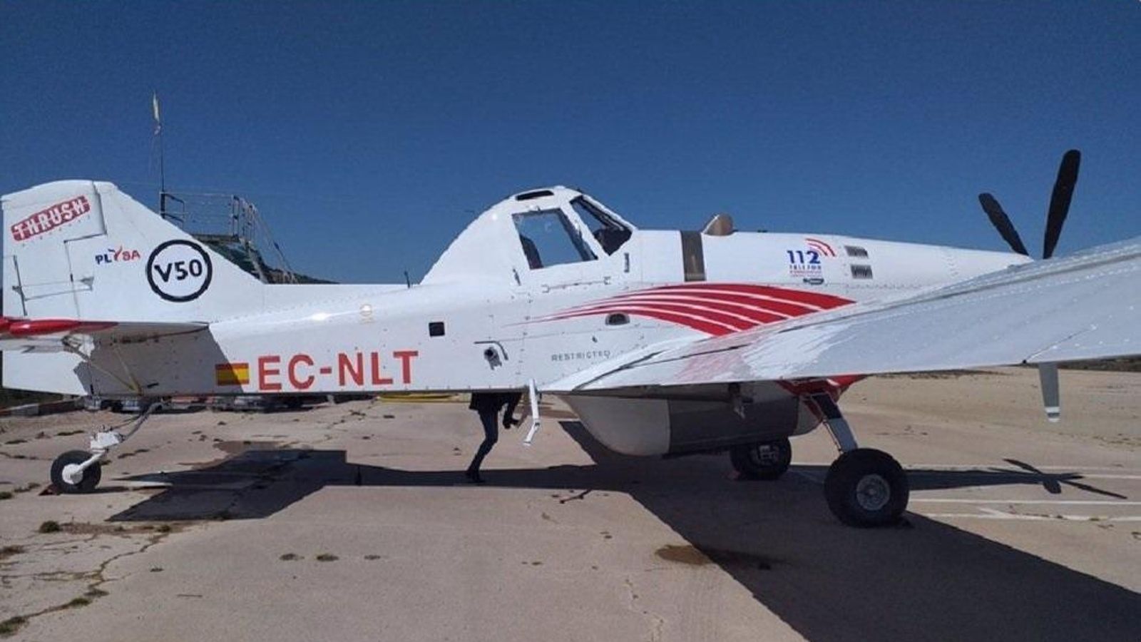 Avió del Centre Coordinació Emergències de la Generalitat