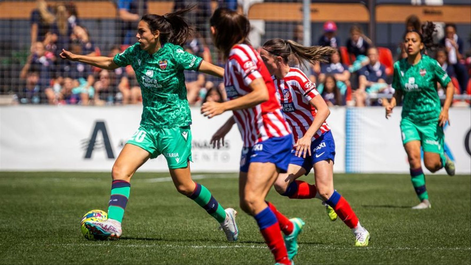 Imatge d'un partit de la lliga F