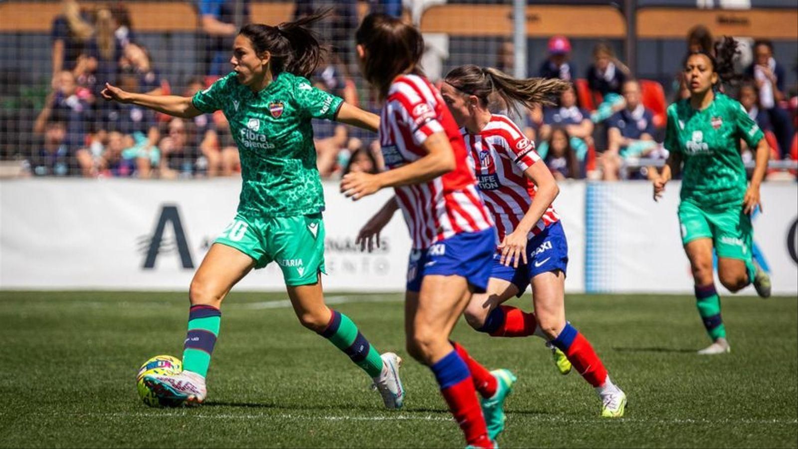 Imatge d'un partit de la Lliga F Imatge d'un partit de la lliga F