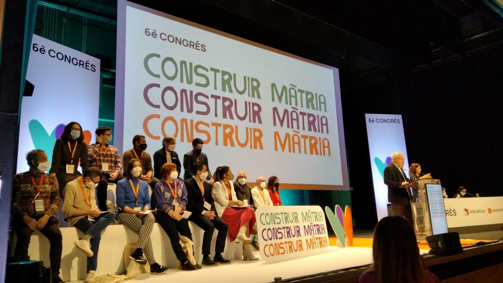 Imatge del sisé congrés d'Iniciativa del Poble València