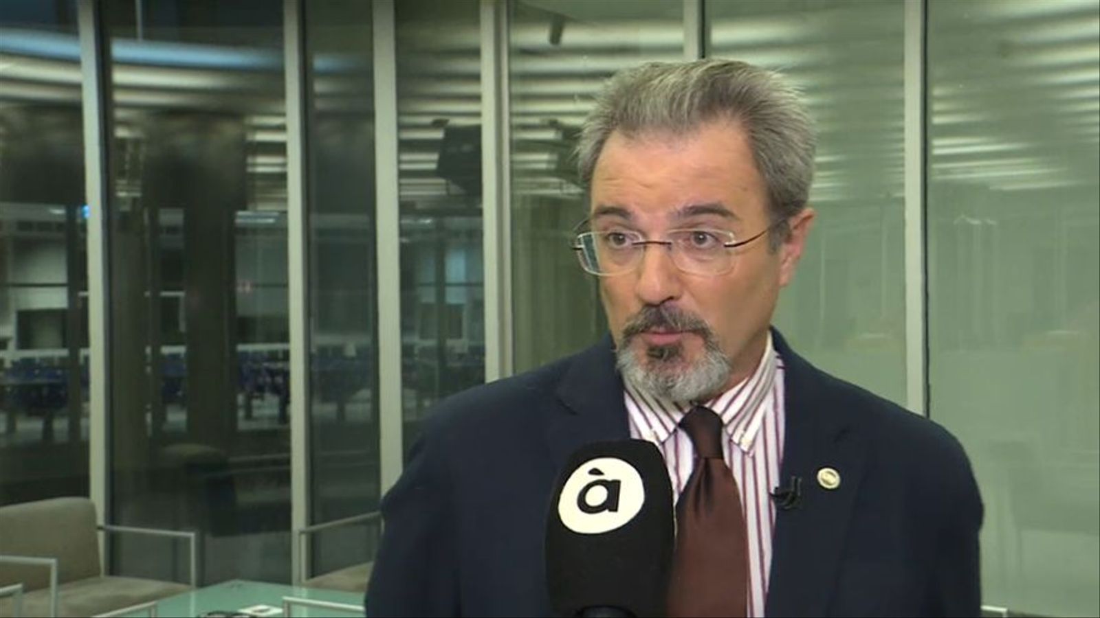 Carlos Flores, en una entrevista per a À Punt