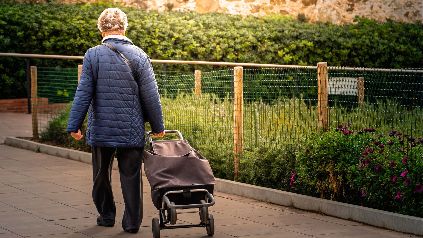 Imatge d'arxiu d'una dona fent la compra