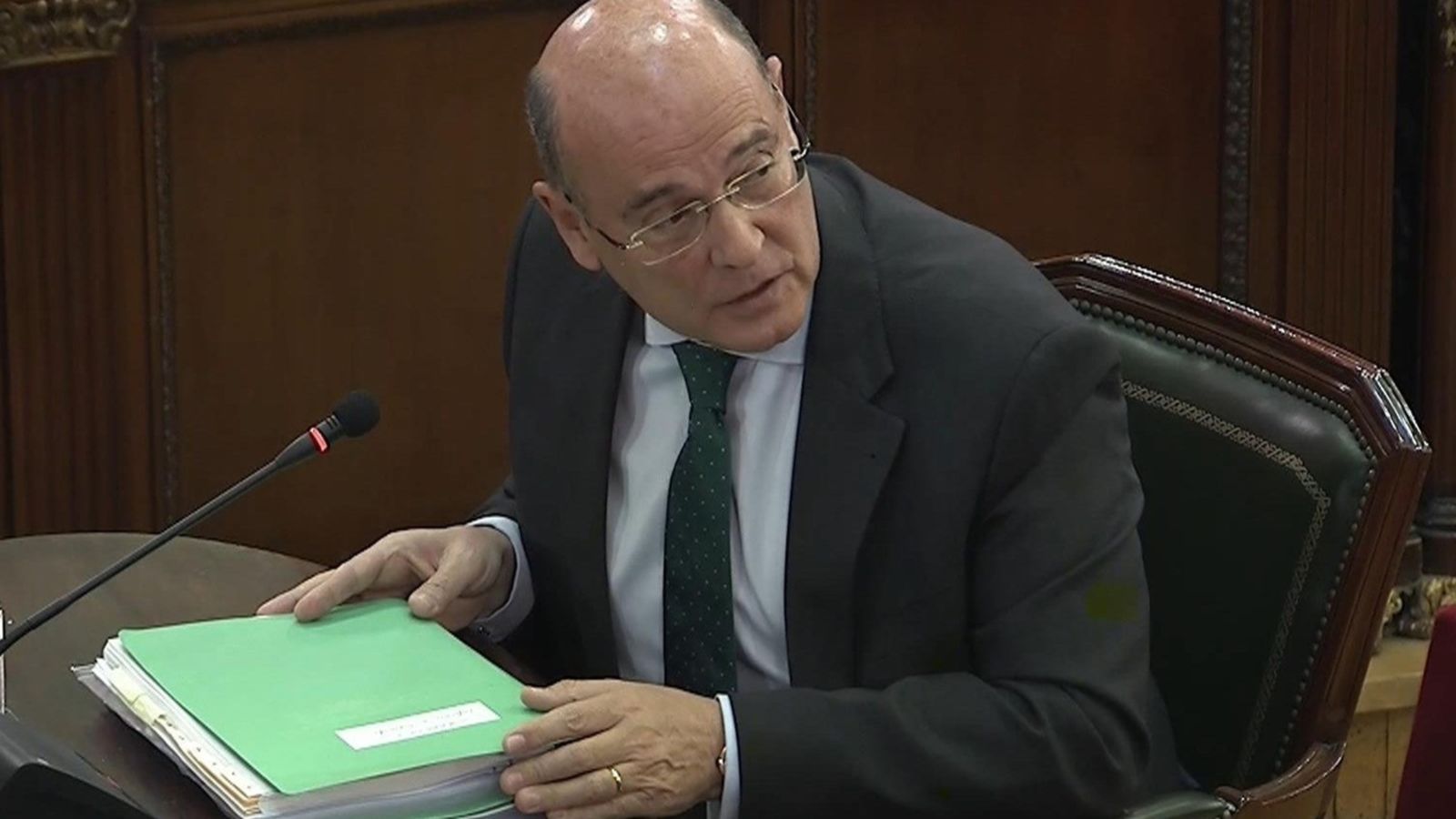 Declaració en el judici del 'procés' del coronel de la Guàrdia Civil Diego Pérez de los Cobos