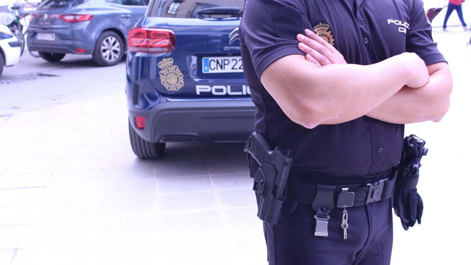 Un agent de la Policia Nacional, en una imatge d'arxiu