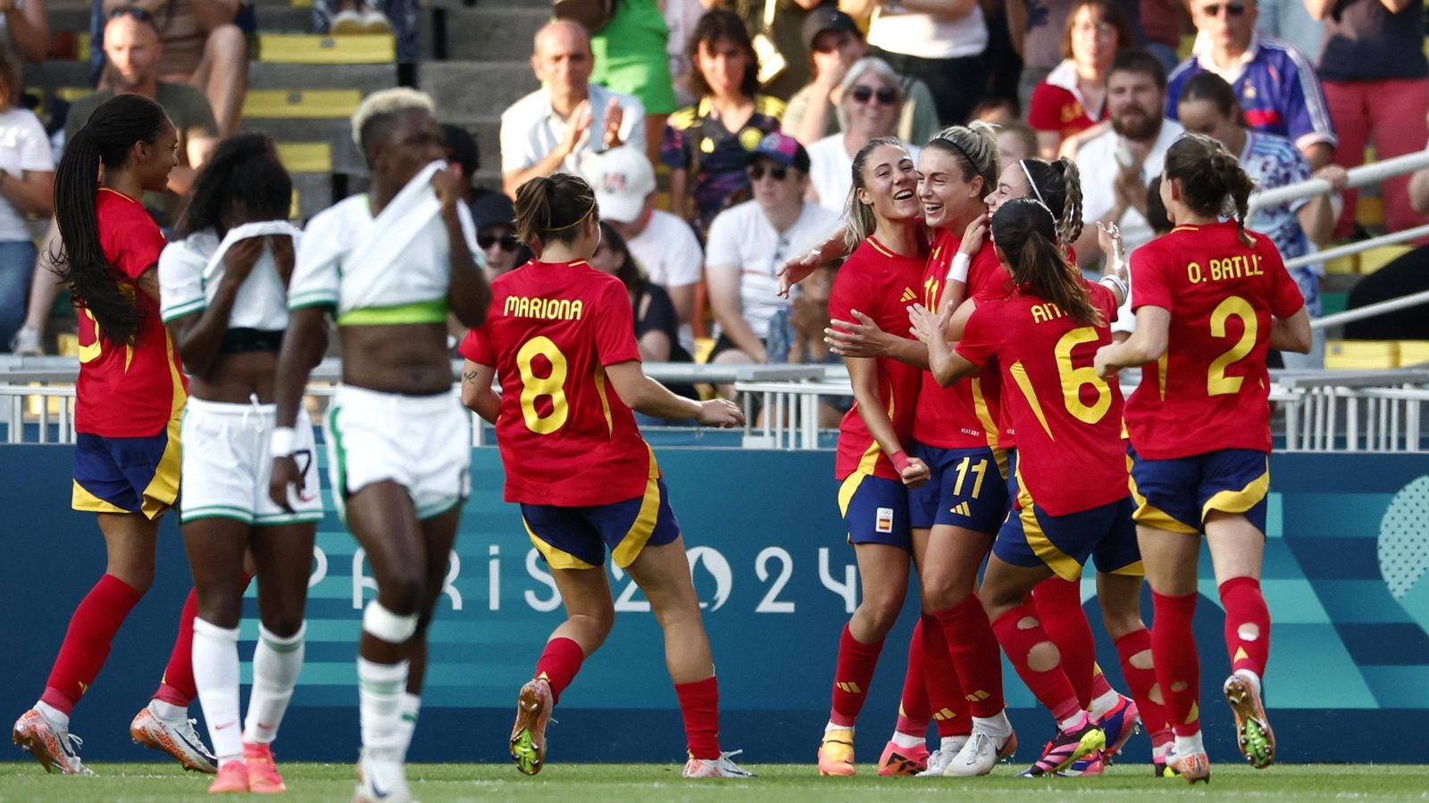 Alexia celebra el gol del triomf