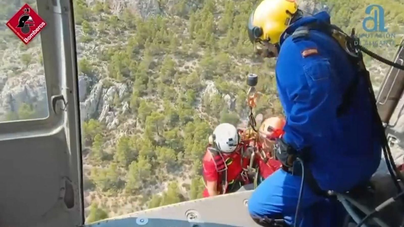 Rescat efectuat pel grup de rescat en muntanya del Consorci