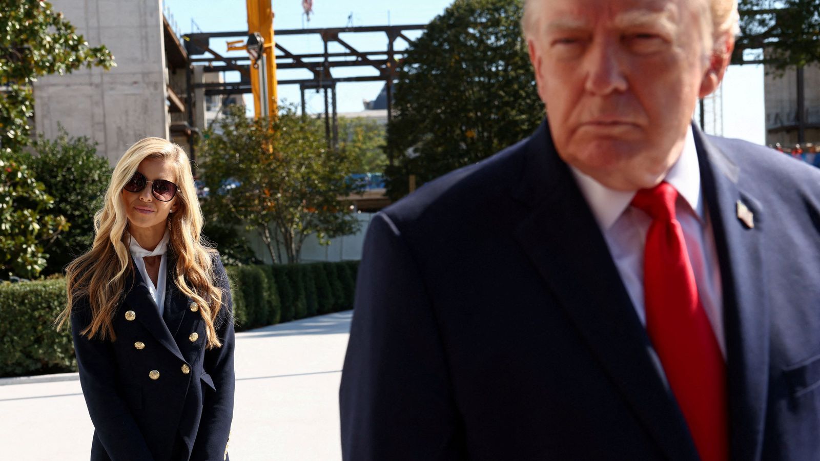 Trump i la darrera portaveu de la Casa Blanca, Katie Zacharia, el passat dimarts