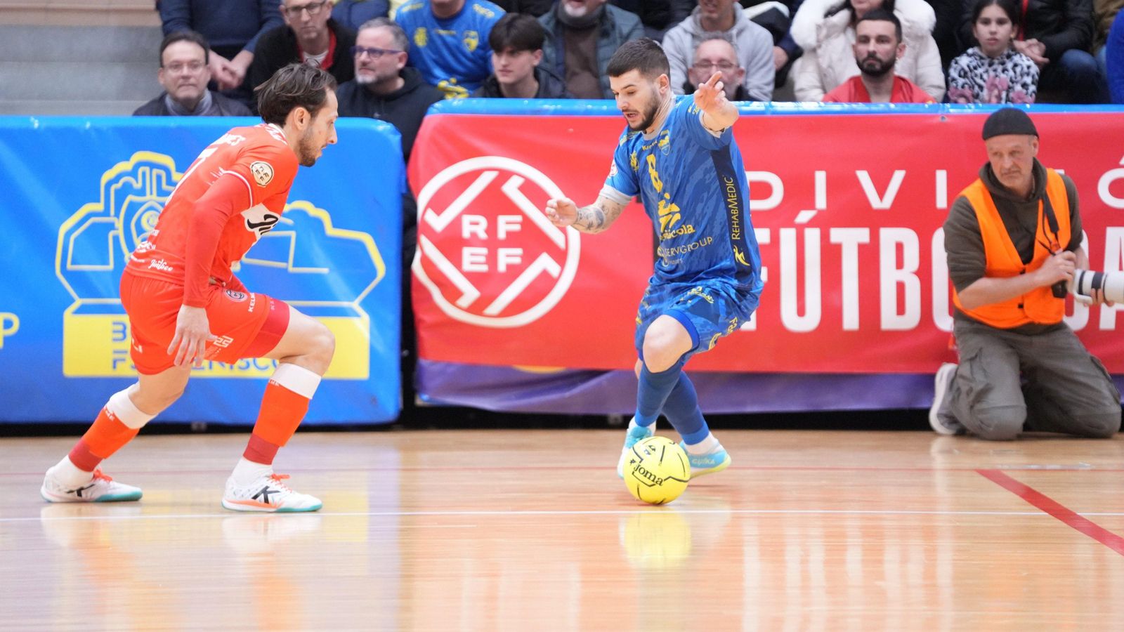 Imatge del partit entre el Penyíscola i el Jimbee Cartagena