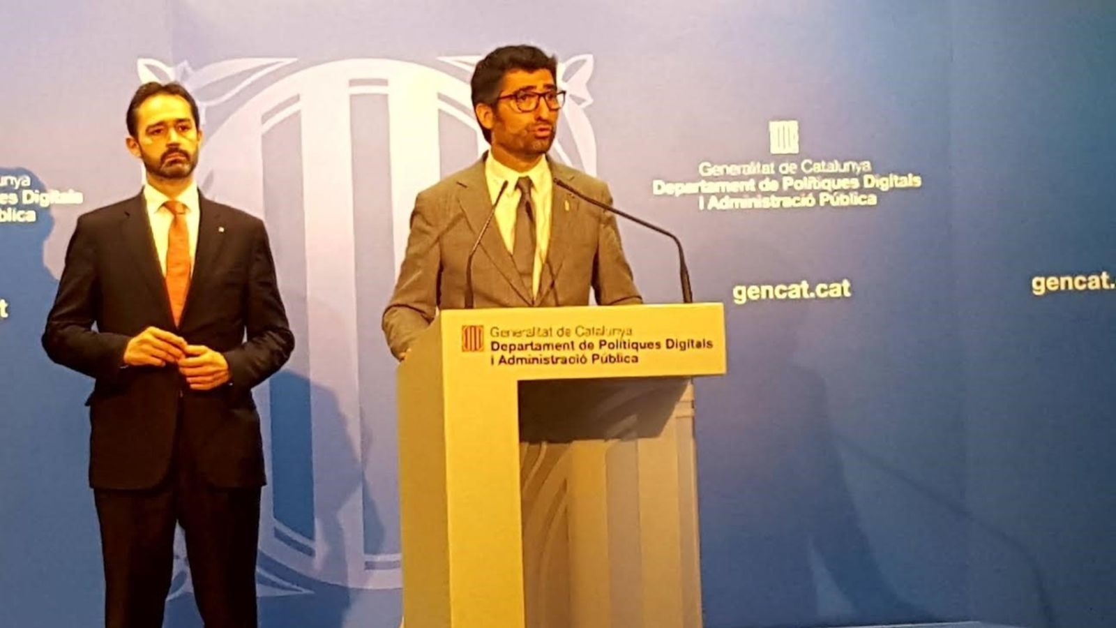 El conseller de Polítiques Digitals de la Generalitat de Catalunya, Jordi Puigneró