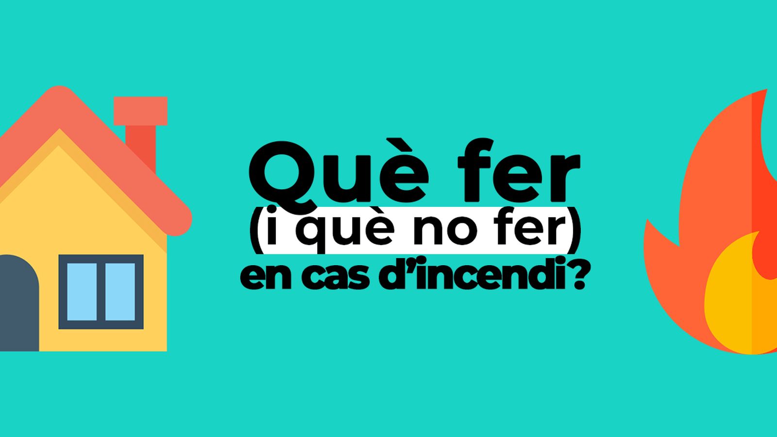 Els serveis d'emergència 112 han publicat un manual de prevenció i bones pràctiques davant l'extensió de les flames