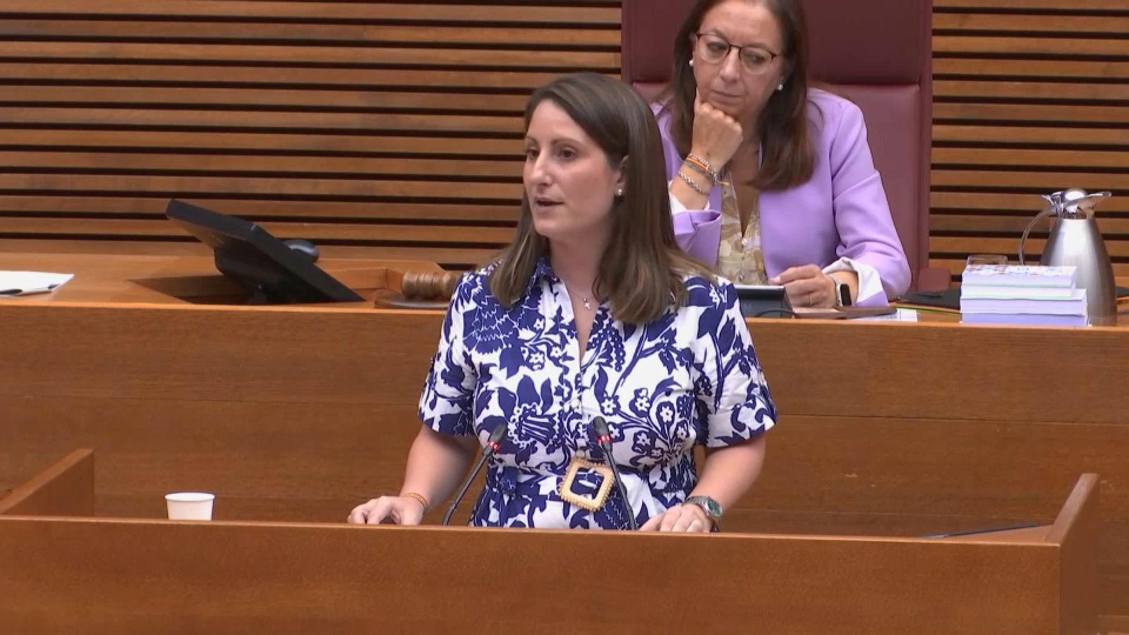 Ana Vega, aquest dijous, a les Corts